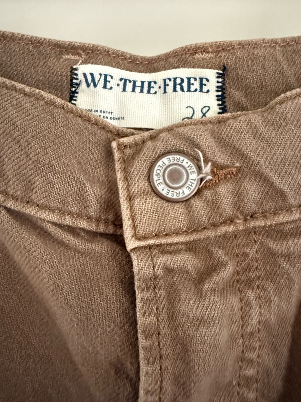 Free People We The Free Final Countdown cuffed boyfriend low rise size 28 NWT - Picture 7 of 8